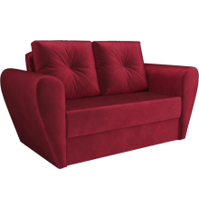 Диван Mebel-Ars Квартет бархат красный star velvet 3 dark red