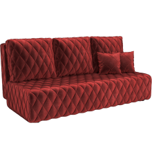 Диван Mebel-Ars Роял бархат красный star velvet 3 dark red