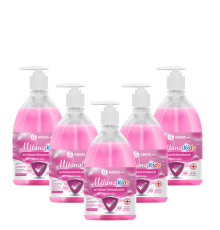 Набор Grass Жидкое мыло Grass Milana антибактериальное, BubbleGum, 500 мл 5 шт