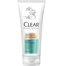 Маска Clear Derma Therapy Легкость от корней увлажняющая, питательная, для осветленных волос, для всех типов волос, для поврежденных волос, для тонких волос, 200 мл