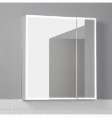 Зеркало-шкаф Itana Luce 70 с подсветкой, диммером, белый глянец