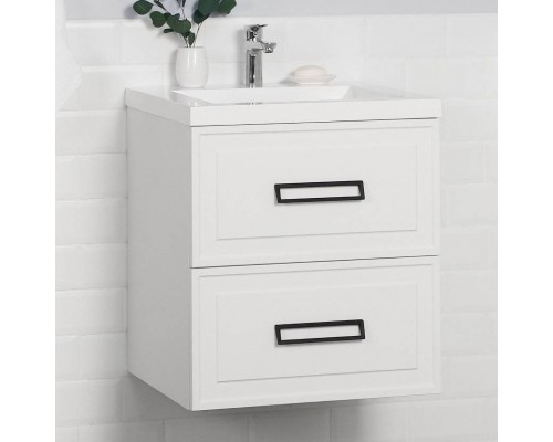 Тумба под раковину Itana Pino 60 подвесная, белая матовая