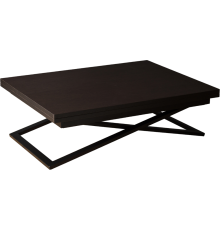 Стол-трансформер Levmar Compact D23 S53 100х70 см, венге, опора черная