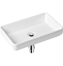 Раковина Lavinia Boho Bathroom Sink Slim 21520111 с сифоном и донным клапаном, хром