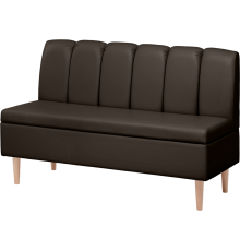 Кухонный диван Norta Bluz 132x60x88 см экокожа galaxy dark brown