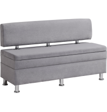 Кухонный диван Norta Hippo 130x49x77 см велюр vivaldi 07