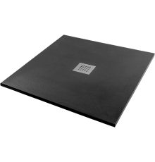 Поддон для душа Starohome Solid 1237485 80х80, черный матовый