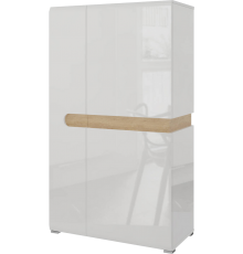 Шкаф Stolline Катания СТЛ.331.08 двухдверный, белый, дуб небраска