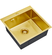 Мойка кухонная S.K.Sanitary SKS 5151 BRONZE с сифоном