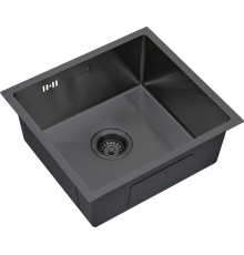 Мойка кухонная S.K.Sanitary SKS 4844 GRAFIT с сифоном