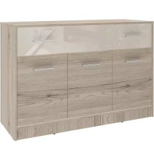 Комод Stolline Лациа СТЛ.418.04 119х44 см, крем бежевый, дуб санремо
