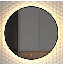 Зеркало круглое Defesto Aura DF 2994S 70x70, с теплой подсветкой