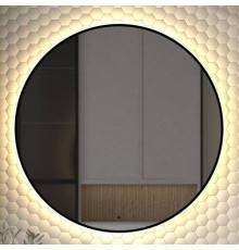 Зеркало круглое Defesto Aura DF 2996R 90x90, с теплой подсветкой