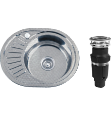 Комплект Мойка кухонная РМС MD6 MD6-5745OVR R + Измельчитель Bone Crusher BC 610-AS