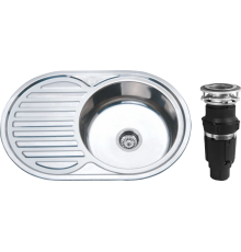 Комплект Мойка кухонная РМС MG8 MG8-7750OVR R + Измельчитель Bone Crusher BC 610-AS