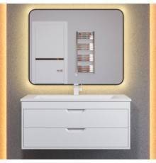 Мебель для ванной комнаты Uperwood Modul 100 подвесная, 2 ящика, матовая белая