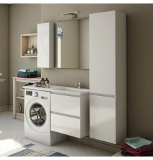 Мебель для ванной комнаты Эстет Dallas Luxe 120 R подвесная, 2 ящика, зеркало DIWO Элиста