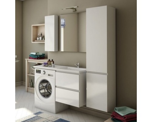 Мебель для ванной комнаты Эстет Dallas Luxe 120 R подвесная, 2 ящика, зеркало DIWO Элиста Мебель для ванной комнаты Эстет Dallas Luxe 120 R подвесная, 2 ящика, зеркало DIWO Элиста