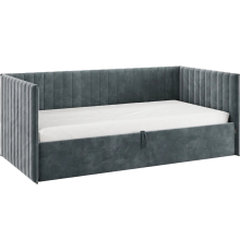 Кровать Mebelson Твикс 170618 90x200 см, графит, с подъемным механизмом