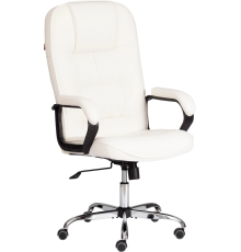 Кресло руководителя TetChair СН9944 22 искусственная кожа белая 36-01