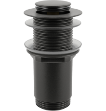Донный клапан для раковины Wellsee Drainage System 182135000 матовый черный