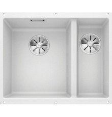 Мойка кухонная Blanco Subline 340/160-U белая, левая