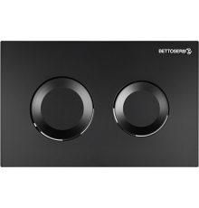 Кнопка смыва BETTOSERB Sava Fix Slim Sitnica 40006467 черный матовый