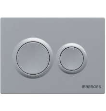 Кнопка смыва Berges Novum O2 хром матовый