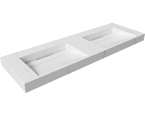 Раковина Armadi Art Flat Calacatta 140