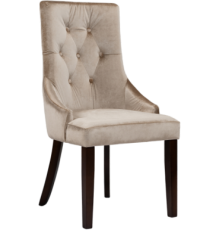 Стул Woodville Elegance fabric beige, ножки dark walnut