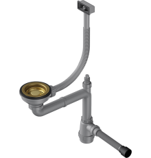 Сифон для мойки Omoikiri WK-1-S-AB античная латунь