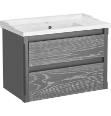 Тумба с раковиной ASB-Woodline Лорена 80 grigio