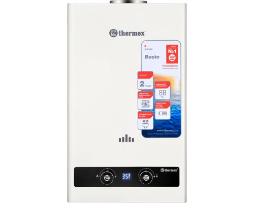 Проточный водонагреватель Thermex Basic B 20 D газовый