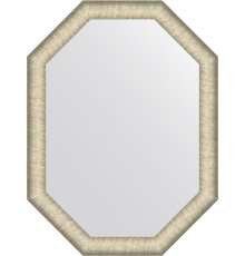 Зеркало Evoform Octagon BY 7426 60х80 брашированное серебро, в багетной раме