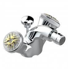 THG Hirondelles Gold Stamped Смеситель для биде, 1 отв., цвет: хром. A4L-A02-3202