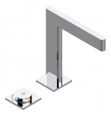 THG ICON-X CARBONE GOLD A MANETTES Смеситель для раковины, 2 отв., электронный, с донным клапаном, цвет: хром. U7T-A02-170V