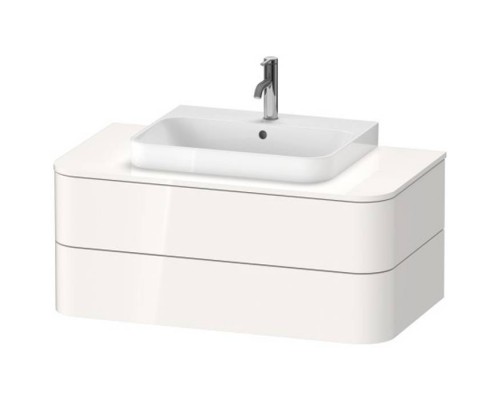 Duravit Happy D.2 Plus Тумба подвесная 100x55х40.8см, с раковиной и 2 ящиками, цвет: белый глянцевый. 2360600000, HP031E02222, HP497102222 Duravit Happy D.2 Plus Тумба подвесная 100x55х40.8см, с раковиной и 2 ящиками, цвет: белый глянцевый. 2360600000, HP031E02222, HP497102222