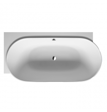 Duravit Luv Ванна пристенная 185x95см, из минерального литья, угол слева, с панелью и ножками, цвет: белый. 700431000000000,  792208000001000