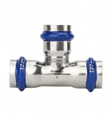 Тройник раструбный Varmega Inox Press 28×28×28 мм. VM718282828