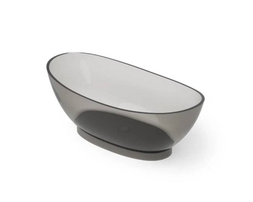Dea Design Elegant Ванна 179x88x64см., отдельностоящая, Glasstek, прозрачная смола, цвет: Smoky Black R4. DD8620 1790 R4 Dea Design Elegant Ванна 179x88x64см., отдельностоящая, Glasstek, прозрачная смола, цвет: Smoky Black R4. DD8620 1790 R4