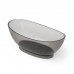 Dea Design Elegant Ванна 179x88x64см., отдельностоящая, Glasstek, прозрачная смола, цвет: Smoky Black R4. DD8620 1790 R4