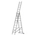 Лестница трехсекционная универсальная 9 ступеней AL309