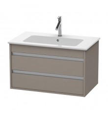 Duravit Ketho Тумба подвесная, 80x47.5х48см., с раковиной, с 2 выдв.ящиками, цвет: базальт матовый. 2336830000,  KT642904343