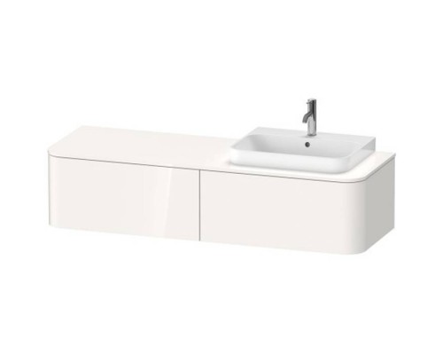 Duravit Happy D.2 Plus Тумба подвесная 160x55х35.4см, с раковиной и 2 ящиками, DX, цвет: белый глянцевый. 2360600000, HP031HR2222, HP4944R2222 Duravit Happy D.2 Plus Тумба подвесная 160x55х35.4см, с раковиной и 2 ящиками, DX, цвет: белый глянцевый. 2360600000, HP031HR2222, HP4944R2222