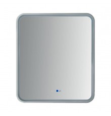 Зеркало-шкаф Silver Mirrors R, 80х70 см, с подсветкой, белое
