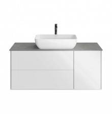 Тумба с раковиной KERAMA MARAZZI Plaza Modern 120 с тремя ящиками, белая