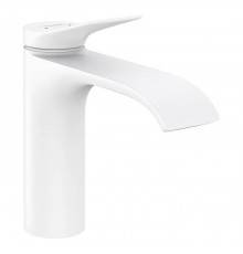 Hansgrohe Vivenis Смеситель для раковины, на 1 отв., с донным клапаном, цвет: белый матовый. 75020700