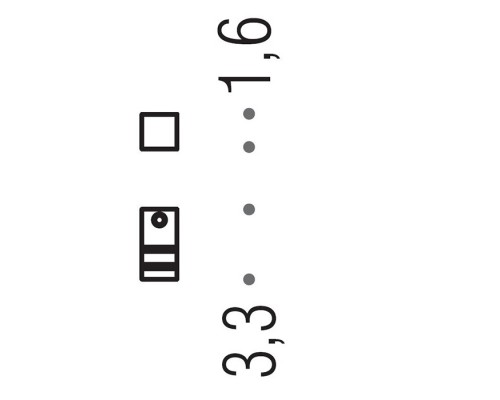 Colombo MiniQ Крючок, цвет: золото матовое. CD127.OM