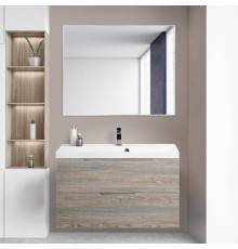 Мебель для ванной комнаты BelBagno Vittoria 90 подвесная, pino, белая глянцевая раковина