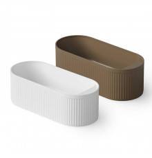 Dea Design Stripes Ванна 171х720хh56см, отдельностоящая, цвет: dark camel. DD8801 1710 1